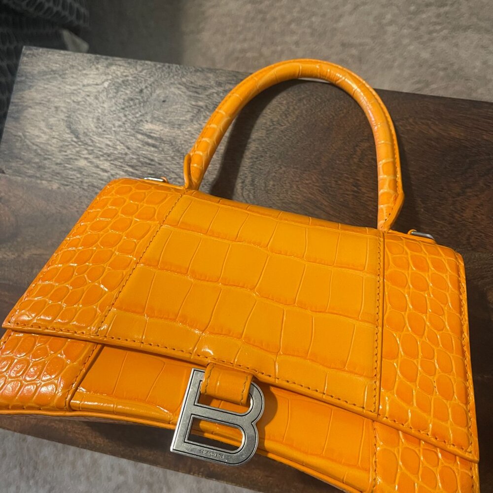 Balenciaga Hourglass Small Handbag Orange - Picture 5 of 5